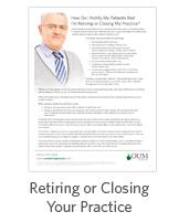 Retiring or Closing Your Practice